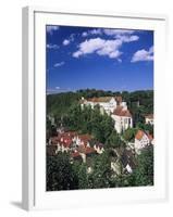 Castle and Pilgrimage Church of St. Anna, Haigerloch, Swabian Alb-Markus Lange-Framed Photographic Print