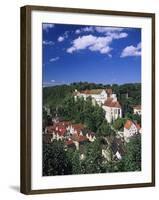 Castle and Pilgrimage Church of St. Anna, Haigerloch, Swabian Alb-Markus Lange-Framed Photographic Print