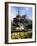 Castle and Princes Street Garden Fountain, Edinburgh, Lothian, Scotland, United Kingdom-Neale Clarke-Framed Photographic Print