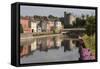 Castle and River Nore, Kilkenny, County Kilkenny, Leinster, Republic of Ireland, Europe-Rolf Richardson-Framed Stretched Canvas