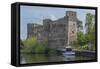 Castle and River Trent, Newark, Nottinghamshire, England, United Kingdom-Rolf Richardson-Framed Stretched Canvas