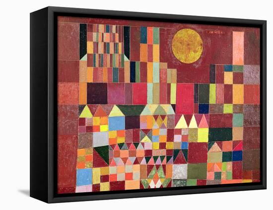 Castle and Sun-Paul Klee-Framed Stretched Canvas