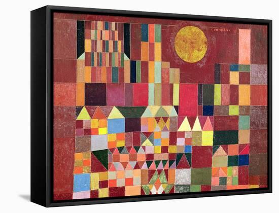 Castle and Sun-Paul Klee-Framed Stretched Canvas
