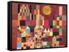 Castle and Sun-Paul Klee-Framed Stretched Canvas