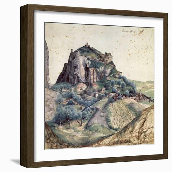 Castle and Town of Arco, 1495-Albrecht Dürer-Framed Giclee Print