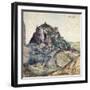 Castle and Town of Arco, 1495-Albrecht Dürer-Framed Giclee Print