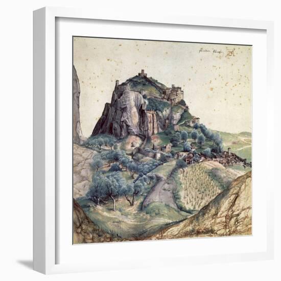 Castle and Town of Arco, 1495-Albrecht Dürer-Framed Giclee Print