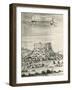 Castle and Town of Chinon, 1699, France, 17th Century-null-Framed Giclee Print