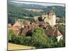 Castle and Village, Curemonte, Correze, Limousin, France, Europe-Ruth Tomlinson-Mounted Photographic Print