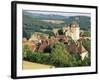 Castle and Village, Curemonte, Correze, Limousin, France, Europe-Ruth Tomlinson-Framed Photographic Print