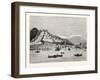Castle and Village of Durnstein from the Danube-null-Framed Giclee Print
