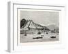 Castle and Village of Durnstein from the Danube-null-Framed Giclee Print