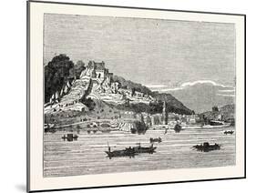 Castle and Village of Durnstein from the Danube-null-Mounted Giclee Print