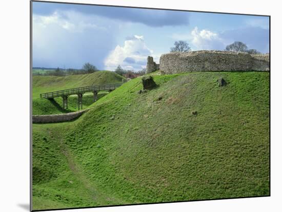 Castle at Castle Acre, Norfolk, England, United Kingdom, Europe-Pate Jenny-Mounted Photographic Print