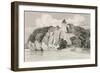 Castle at Tancarville, Published 1st October 1821-John Sell Cotman-Framed Giclee Print