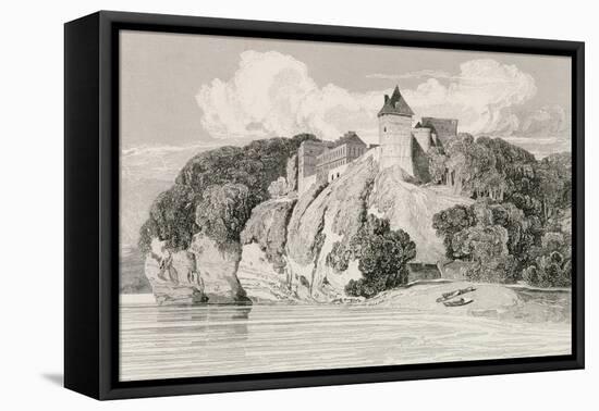 Castle at Tancarville, Published 1st October 1821-John Sell Cotman-Framed Stretched Canvas