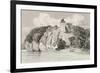 Castle at Tancarville, Published 1st October 1821-John Sell Cotman-Framed Giclee Print