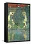 Castle At The Attersee-Gustav Klimt-Framed Stretched Canvas