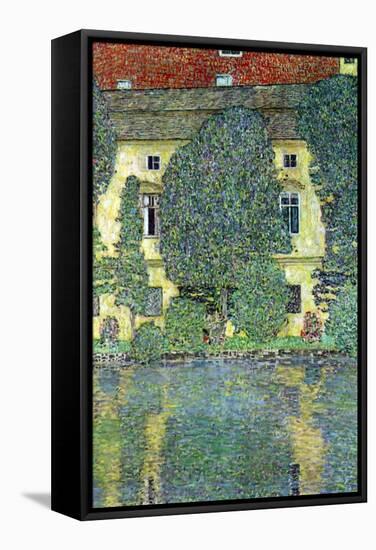 Castle At The Attersee-Gustav Klimt-Framed Stretched Canvas