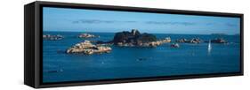 Castle at the Coast, Costaeres Castle, Cote De Granit Rose, Ploumanach, Perros-Guirec, Cotes-D'A...-null-Framed Stretched Canvas