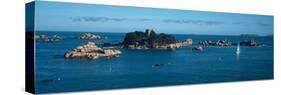 Castle at the Coast, Costaeres Castle, Cote De Granit Rose, Ploumanach, Perros-Guirec, Cotes-D'A...-null-Stretched Canvas