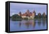 Castle at the Lakeside-null-Framed Stretched Canvas