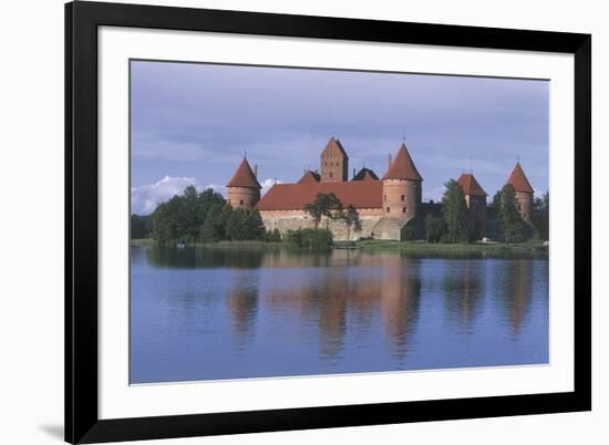 Castle at the Lakeside-null-Framed Photographic Print