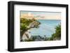 Castle at Tulum Mexico Yutacan-null-Framed Art Print