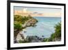 Castle at Tulum Mexico Yutacan-null-Framed Art Print