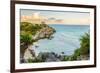 Castle at Tulum Mexico Yutacan-null-Framed Art Print