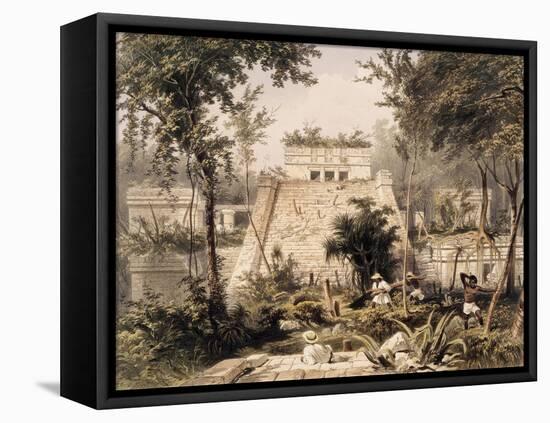 Castle at Tulumc-Frederick Catherwood-Framed Stretched Canvas