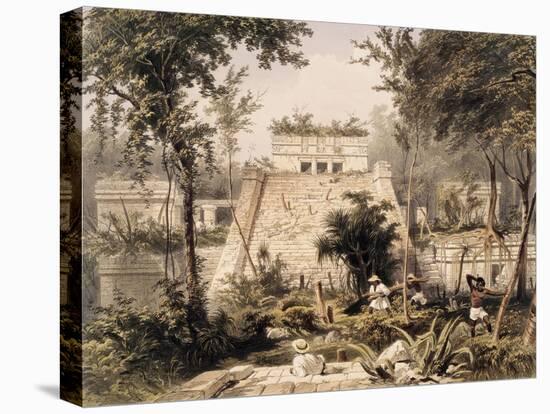 Castle at Tulumc-Frederick Catherwood-Stretched Canvas