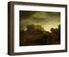 Castle at Twilight, 1640-Rembrandt van Rijn-Framed Giclee Print