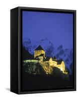 Castle at Vaduz, Liechtenstein-Walter Bibikow-Framed Stretched Canvas