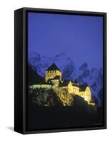 Castle at Vaduz, Liechtenstein-Walter Bibikow-Framed Stretched Canvas