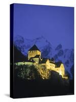 Castle at Vaduz, Liechtenstein-Walter Bibikow-Stretched Canvas