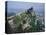 Castle Atop Mountain Peak, San Marino Republic-Gavin Hellier-Stretched Canvas