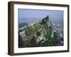 Castle Atop Mountain Peak, San Marino Republic-Gavin Hellier-Framed Photographic Print