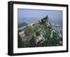 Castle Atop Mountain Peak, San Marino Republic-Gavin Hellier-Framed Photographic Print