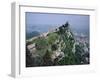 Castle Atop Mountain Peak, San Marino Republic-Gavin Hellier-Framed Photographic Print