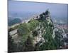 Castle Atop Mountain Peak, San Marino Republic-Gavin Hellier-Mounted Photographic Print