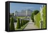 Castle Belvedere, Belvedere Garden, Vienna, Austria-Rainer Mirau-Framed Stretched Canvas
