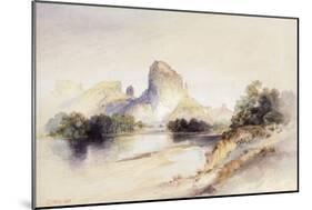 Castle Butte, Green River, Wyoming, 1894-Thomas Moran-Mounted Giclee Print