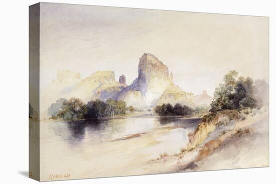 Castle Butte, Green River, Wyoming, 1894-Thomas Moran-Stretched Canvas