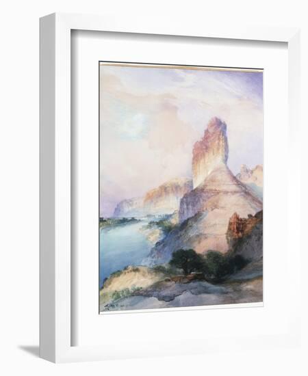 Castle Butte, Green River, Wyoming, 1900-Moran-Framed Giclee Print