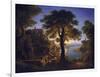 Castle by a river (Schloß am Strom). 1820-Karl Friedrich Schinkel-Framed Giclee Print