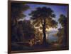 Castle by a river (Schloß am Strom). 1820-Karl Friedrich Schinkel-Framed Giclee Print