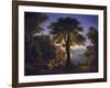 Castle by the River, 1820-Karl Friedrich Schinkel-Framed Giclee Print