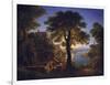 Castle by the River, 1820-Karl Friedrich Schinkel-Framed Giclee Print