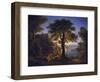 Castle by the River, 1820-Karl Friedrich Schinkel-Framed Giclee Print